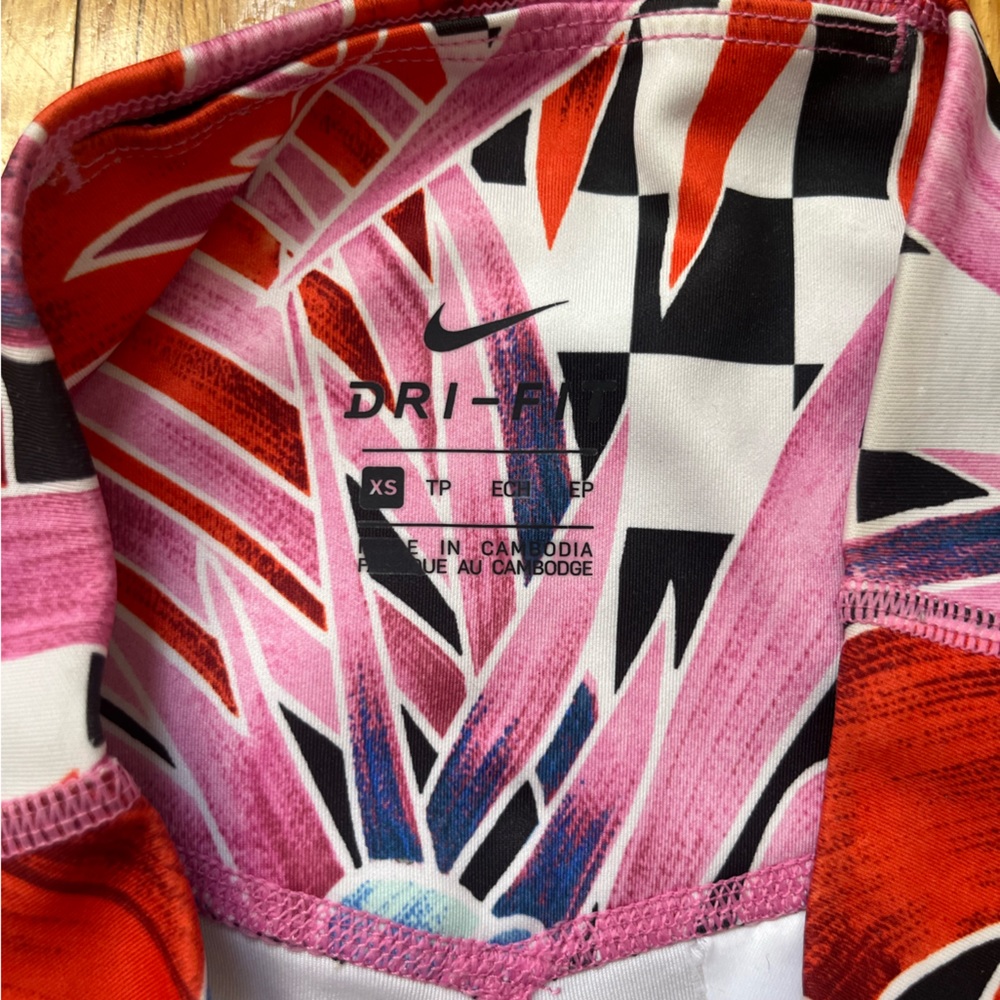 Nike dri-fit pink patterned leggings xs - Picture 5 of 5